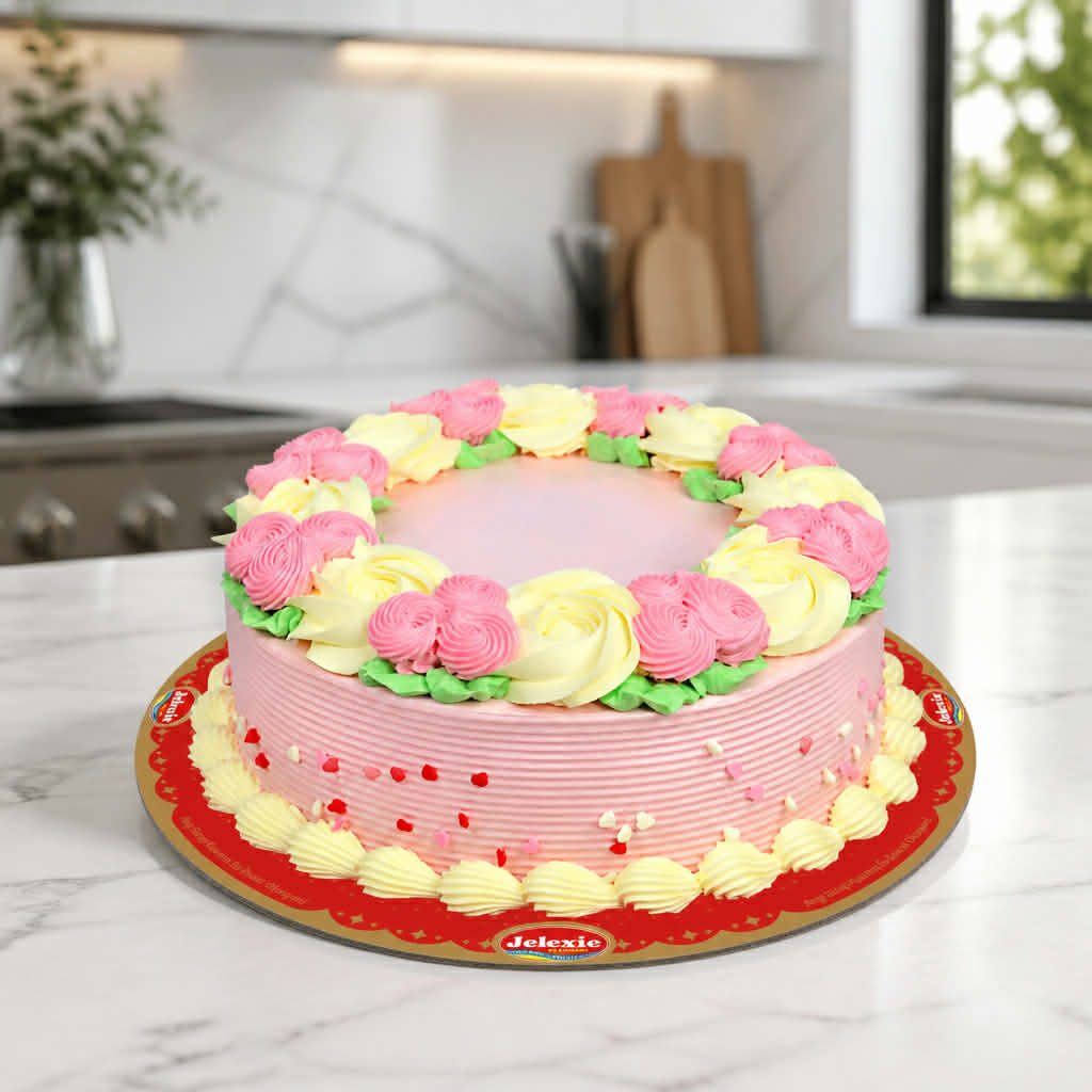 BERRYNILLA ROSE CAKE (8 RND)