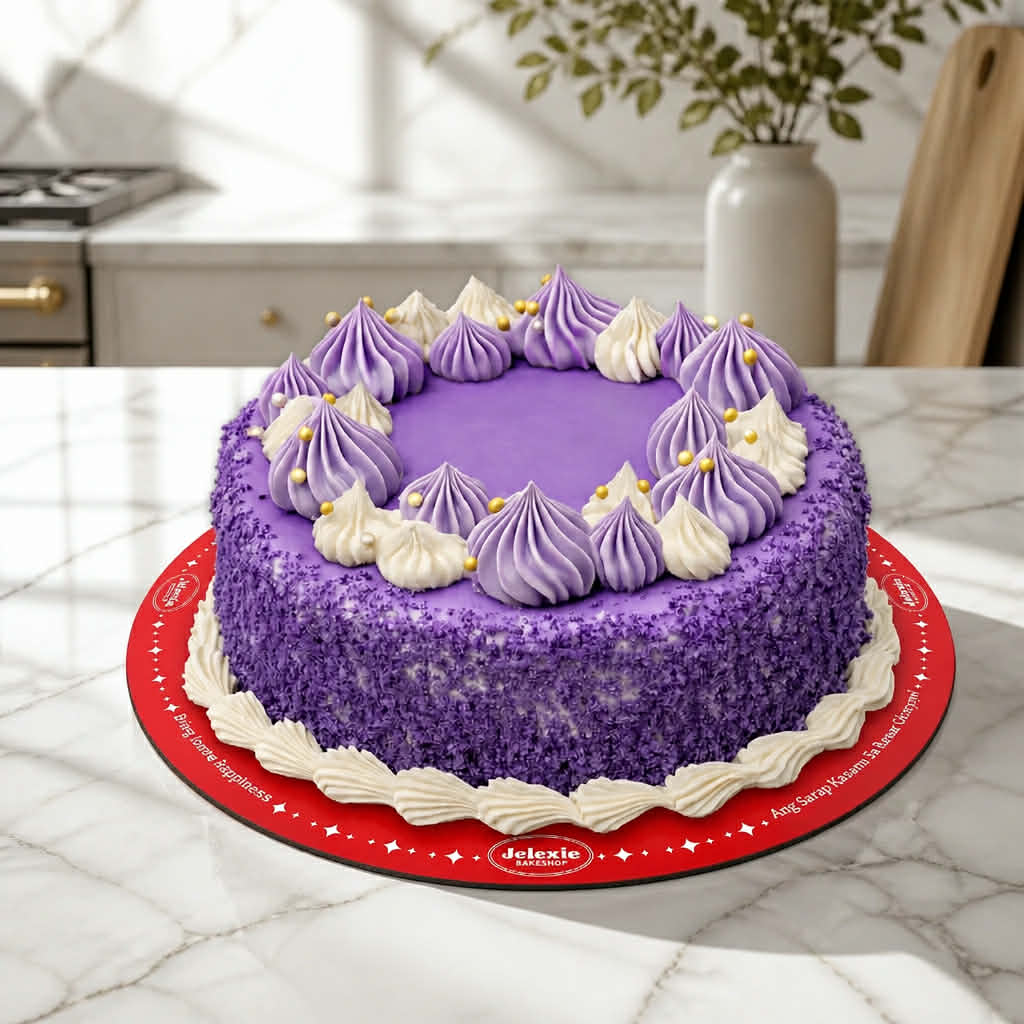 PREMIUM UBE CAKE ROUND (8RND)