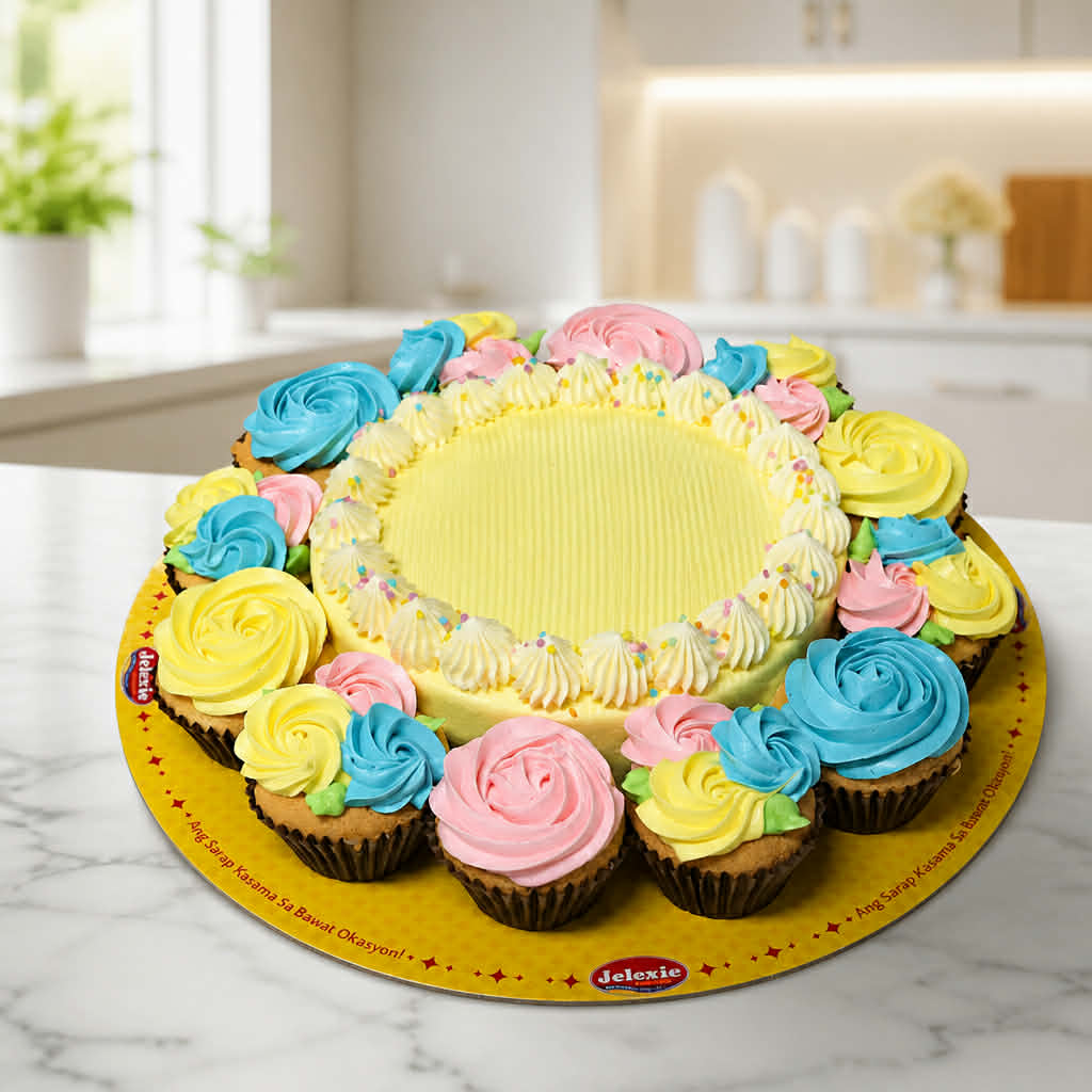 RAINBOW PASTEL CAKE (8 RND)