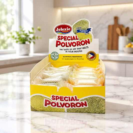 POLVORON BOX (6 COOKIES & 6 BUTTER)